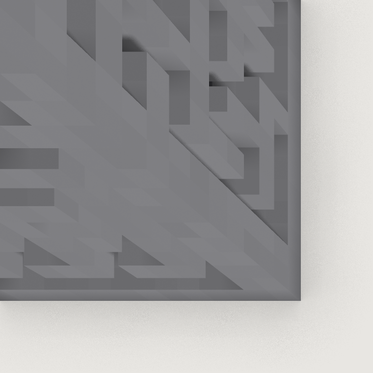 Printed panel B, right wall